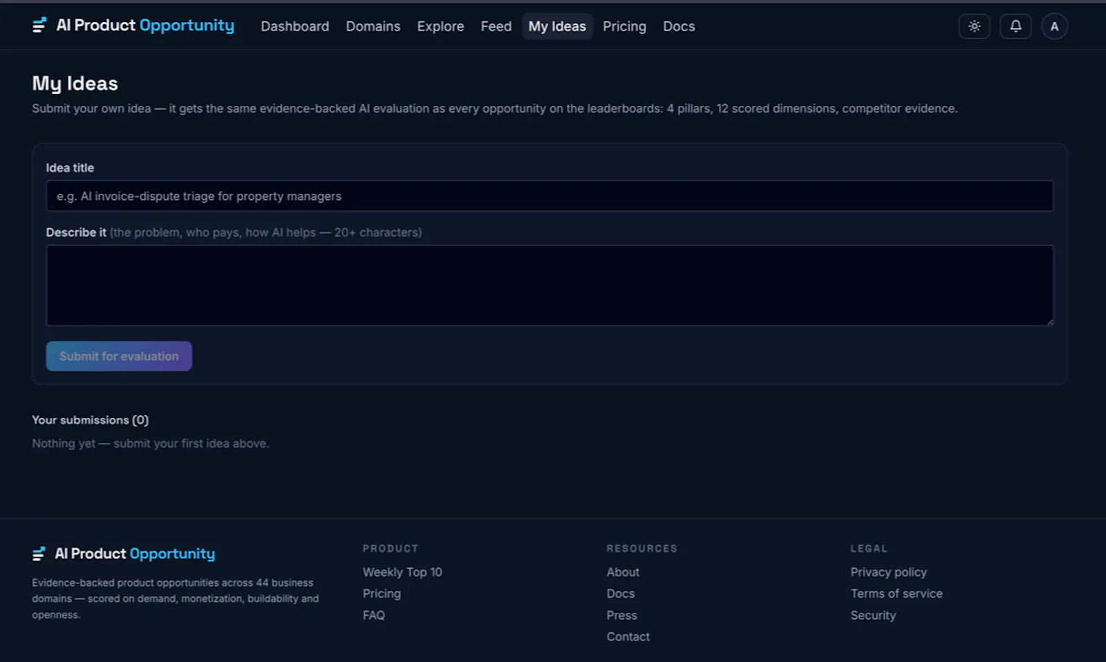 AI Product Opportunity screenshot 5