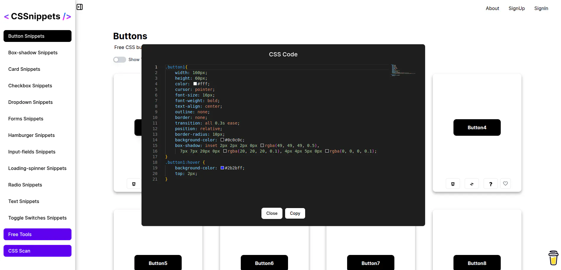 CSSnippets gallery image