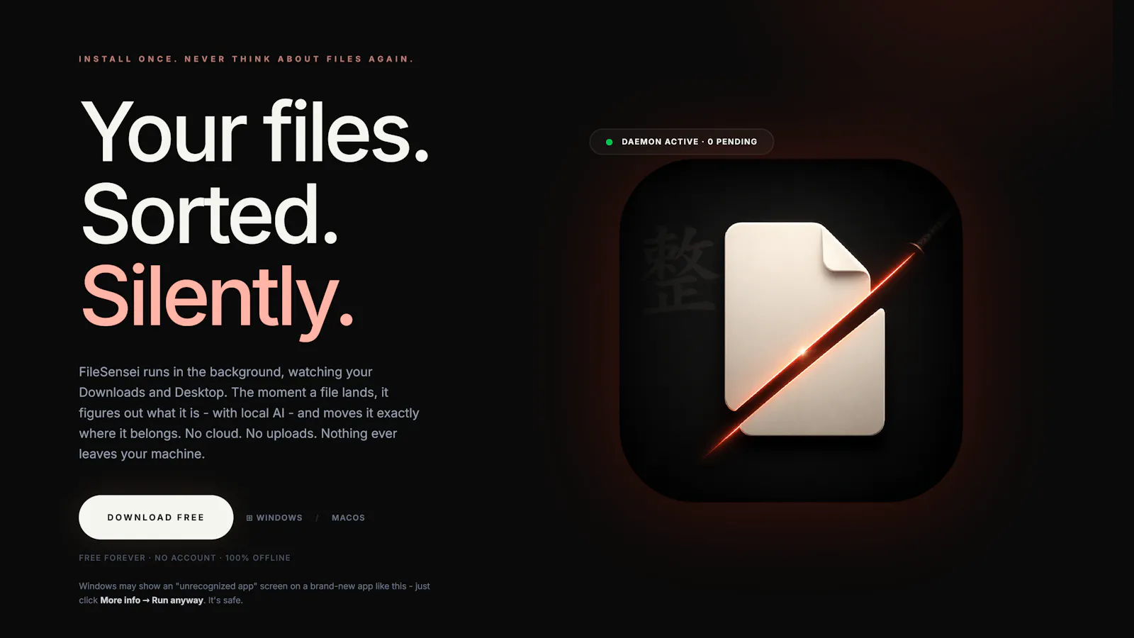 File Sensei screenshot 1