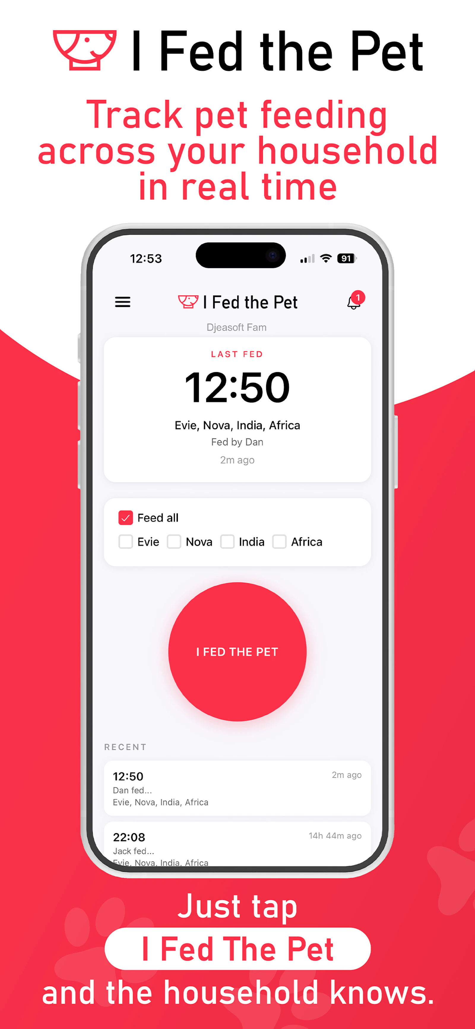 I Fed the Pet: Feed Tracker screenshot 3