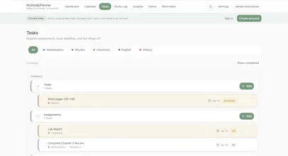 MyStudyPlanner gallery image