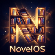 NovelOS Studio - Product Hunt launch logo and brand identity