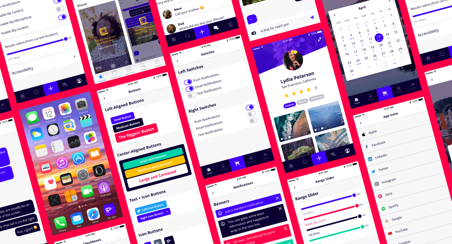 Sketch Mobile Design System by UX Power Tools gallery image