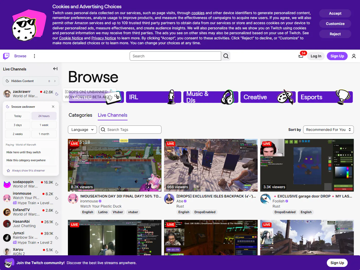 Twitch Snooze gallery image