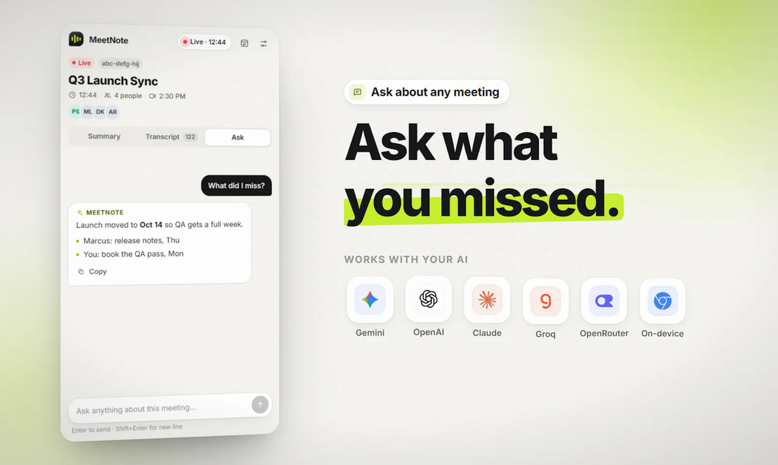 MeetNote screenshot 5