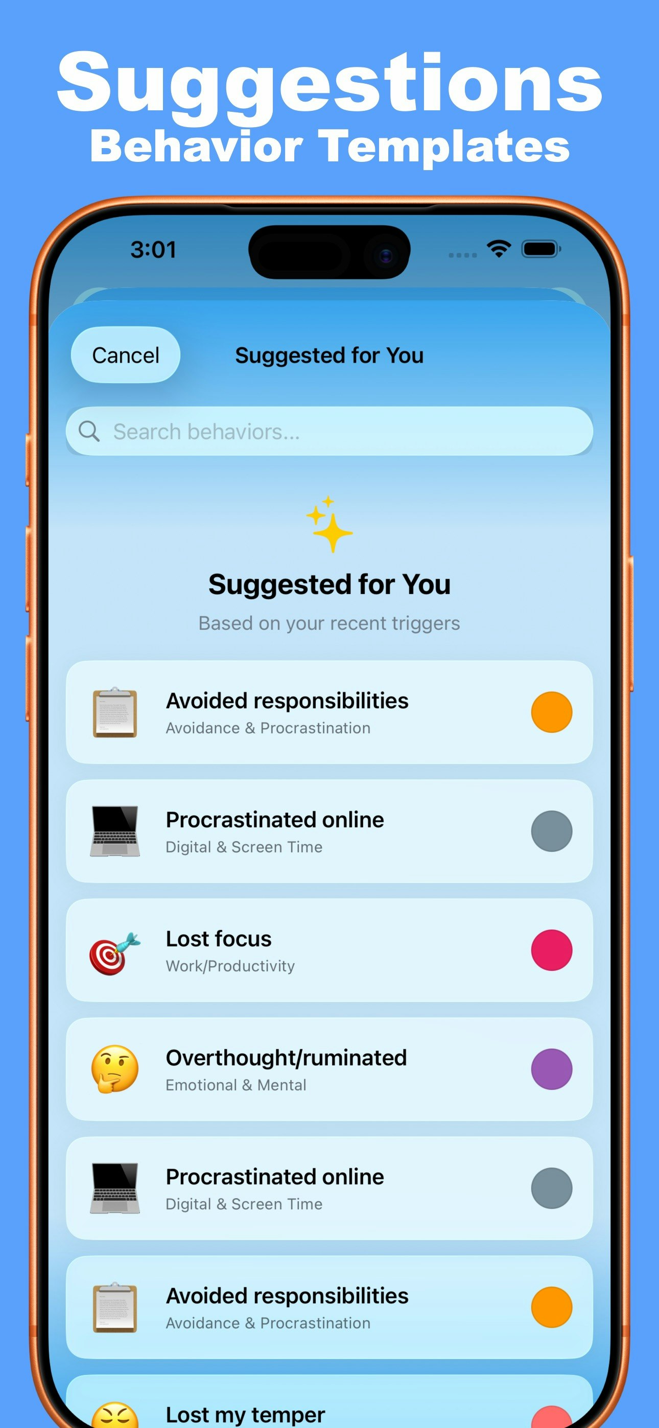 Behavior Tracker gallery image