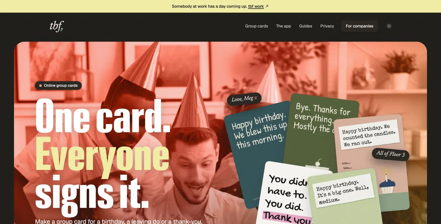 tbf cards gallery image
