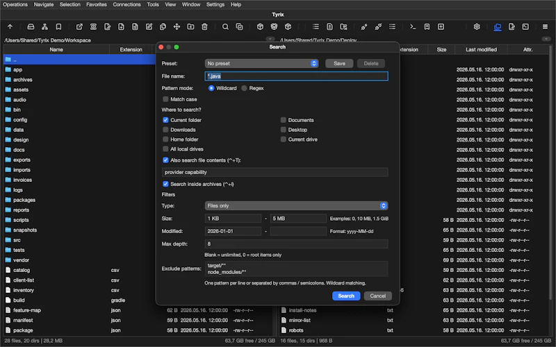 Tyrix screenshot 3