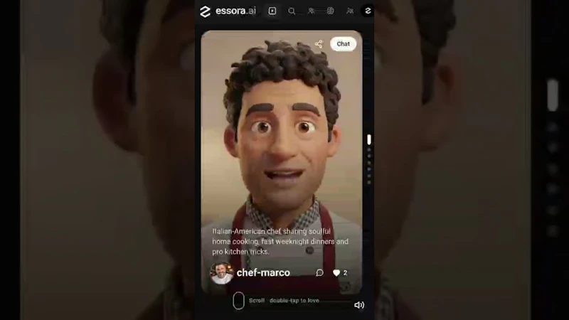 essora.ai screenshot 1 (video preview)