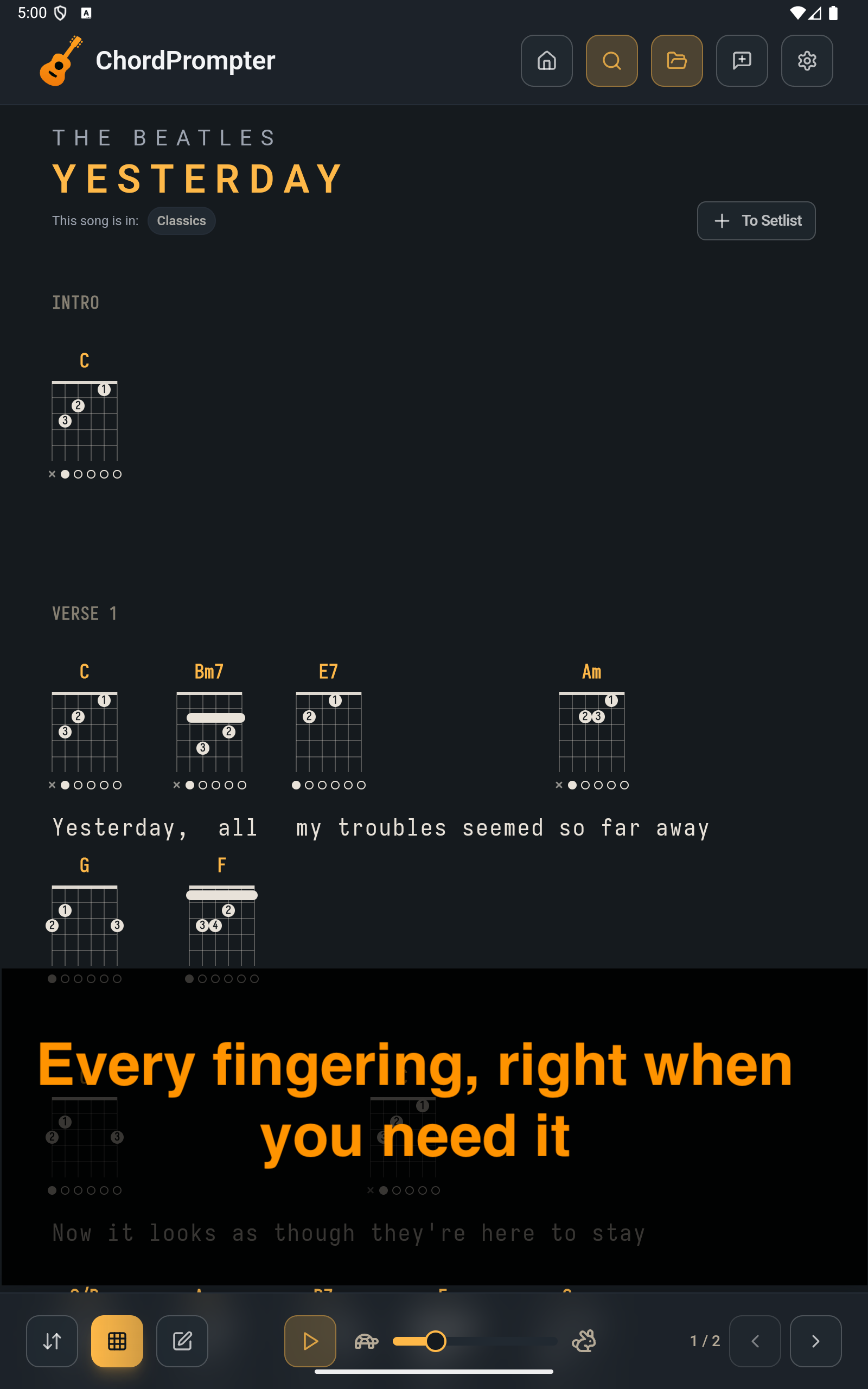 ChordPrompter gallery image