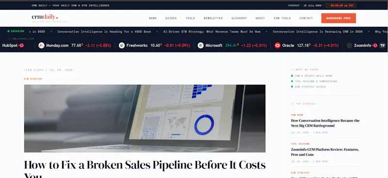 CRM Daily screenshot 1