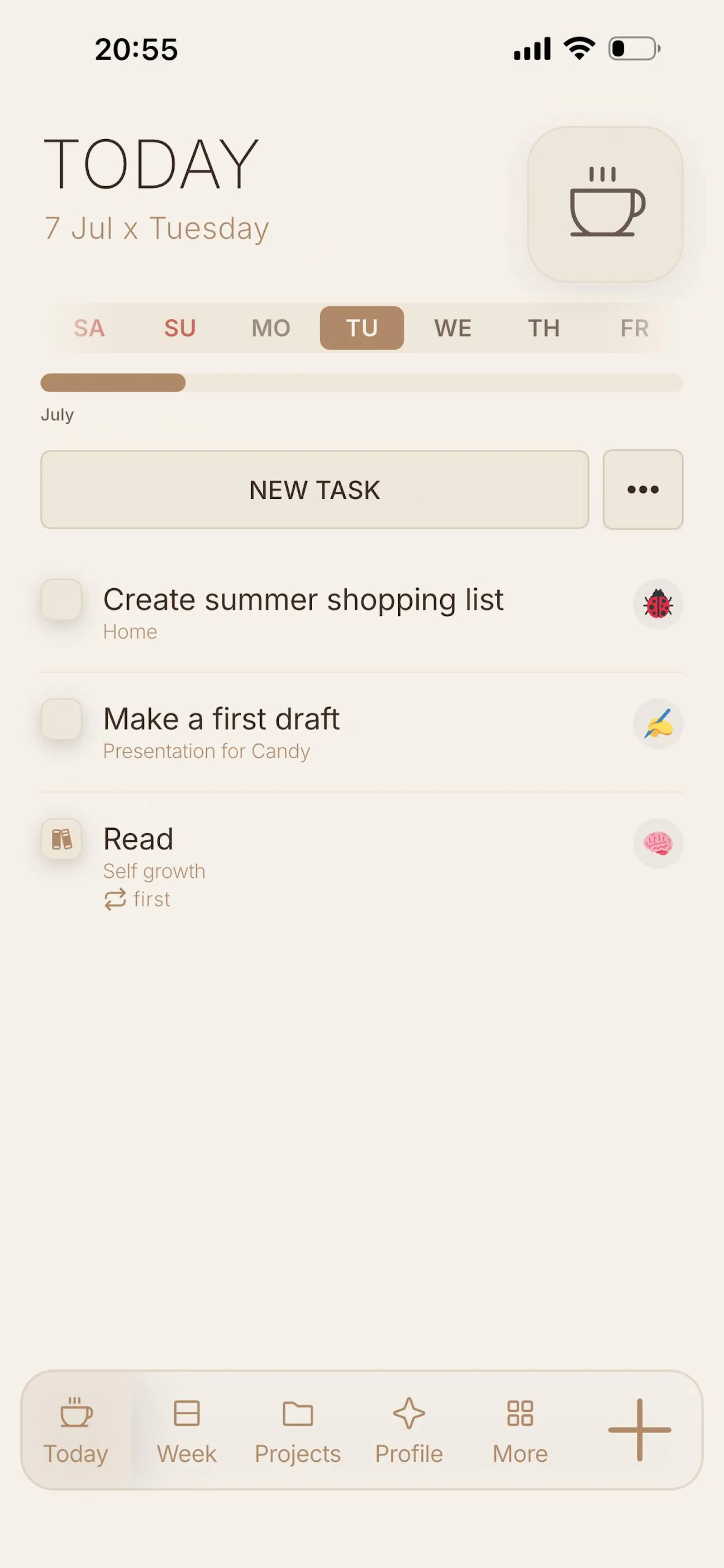 Project — Life Planner screenshot 2