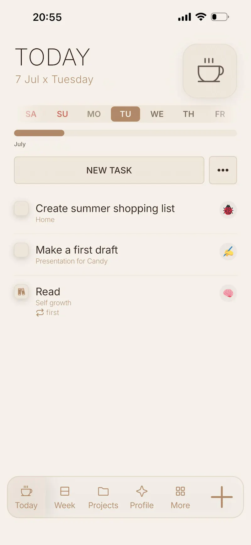 Project — Life Planner screenshot 2
