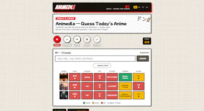 Animedle — Daily Anime Guessing Game gallery image