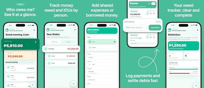 Owemint screenshot 1
