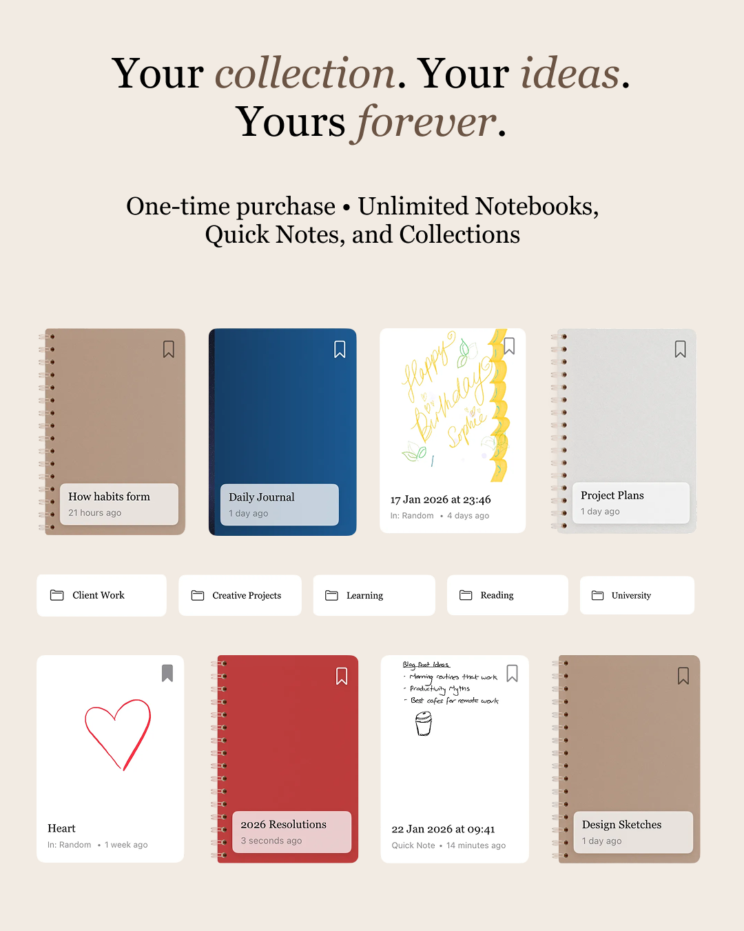 Cosy Notes - Screenshot 4 showing product features and functionality