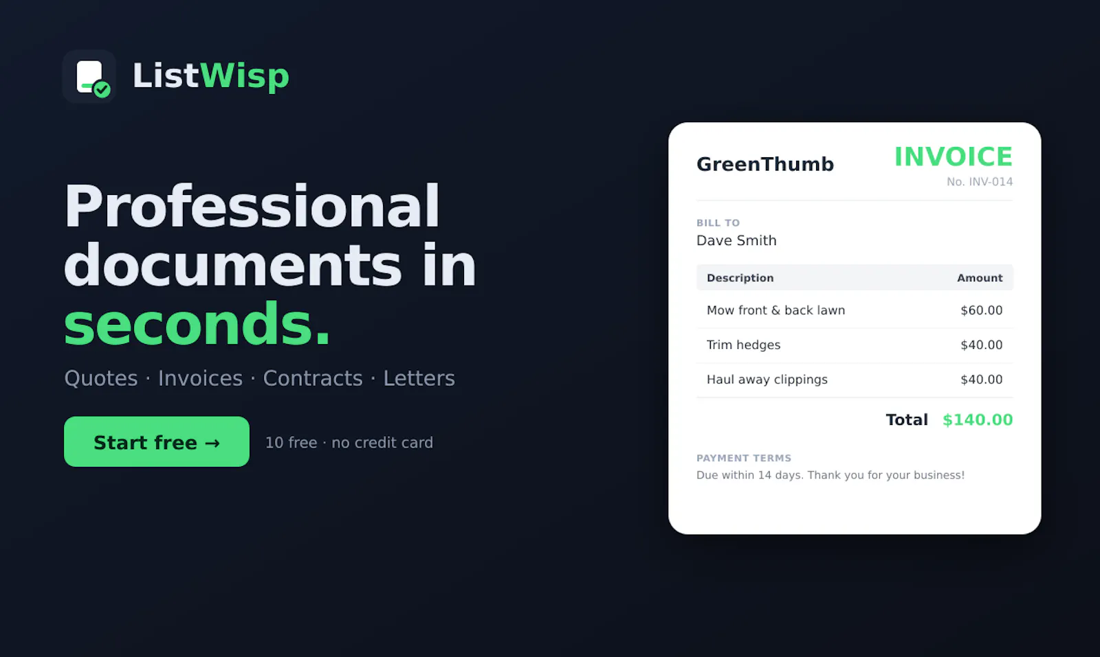 ListWisp screenshot 1