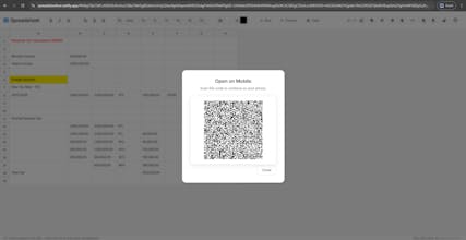 Spreadsheet gallery image