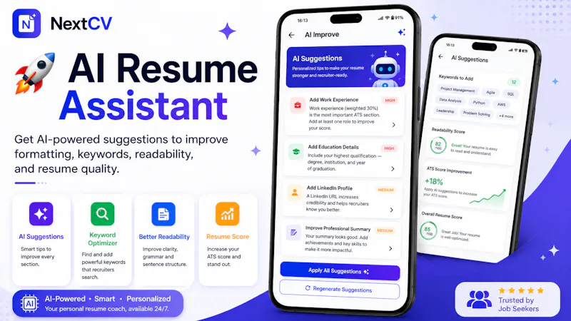 NextCV: Resume & CV Builder screenshot 2