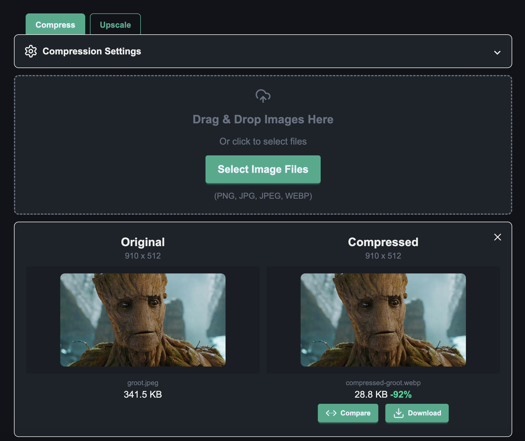 Compresser les images en ligne gratuitement media 2
