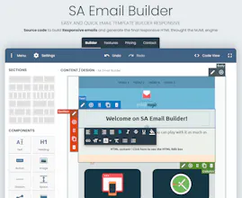 SA Email Builder gallery image
