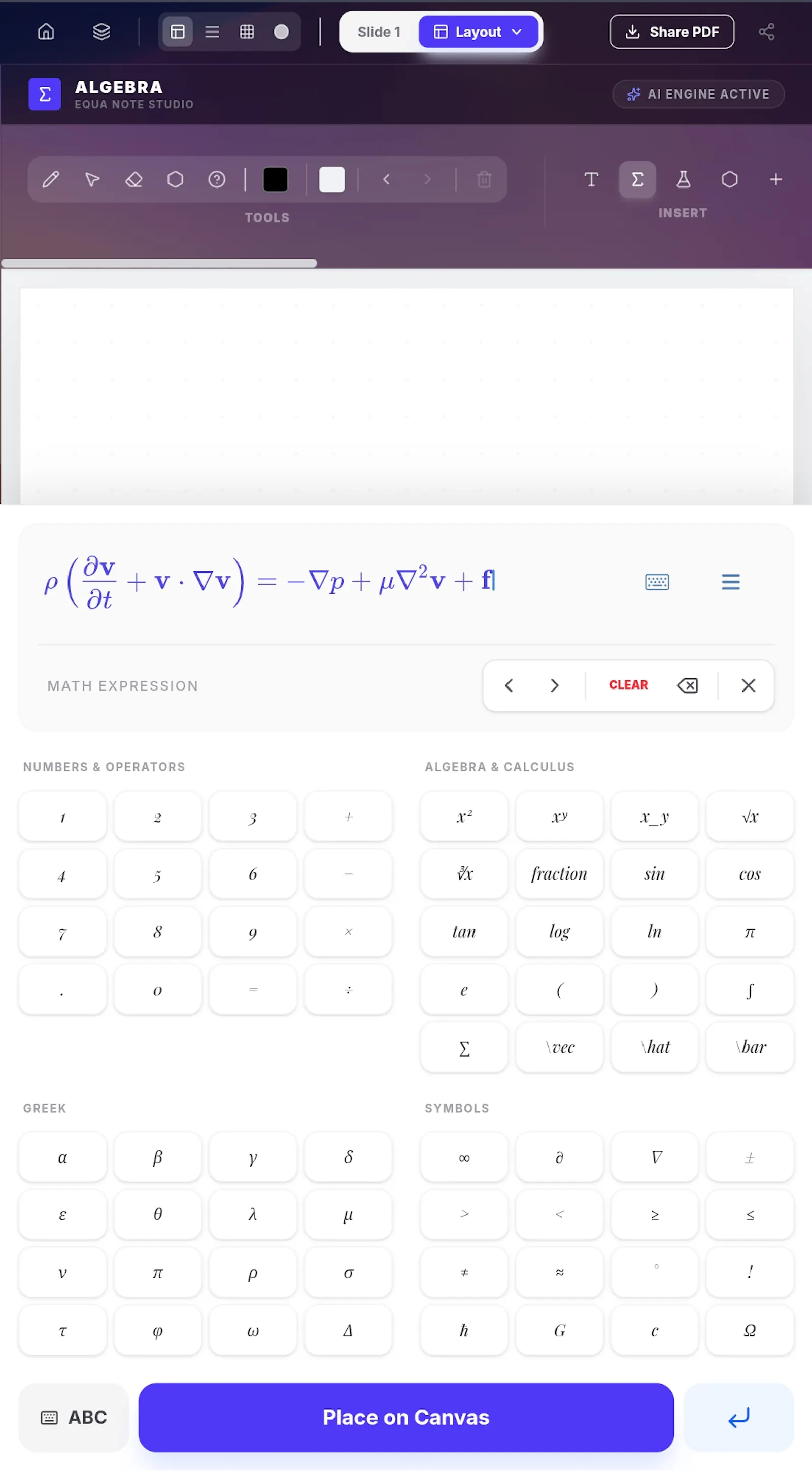 Equa Note screenshot 2