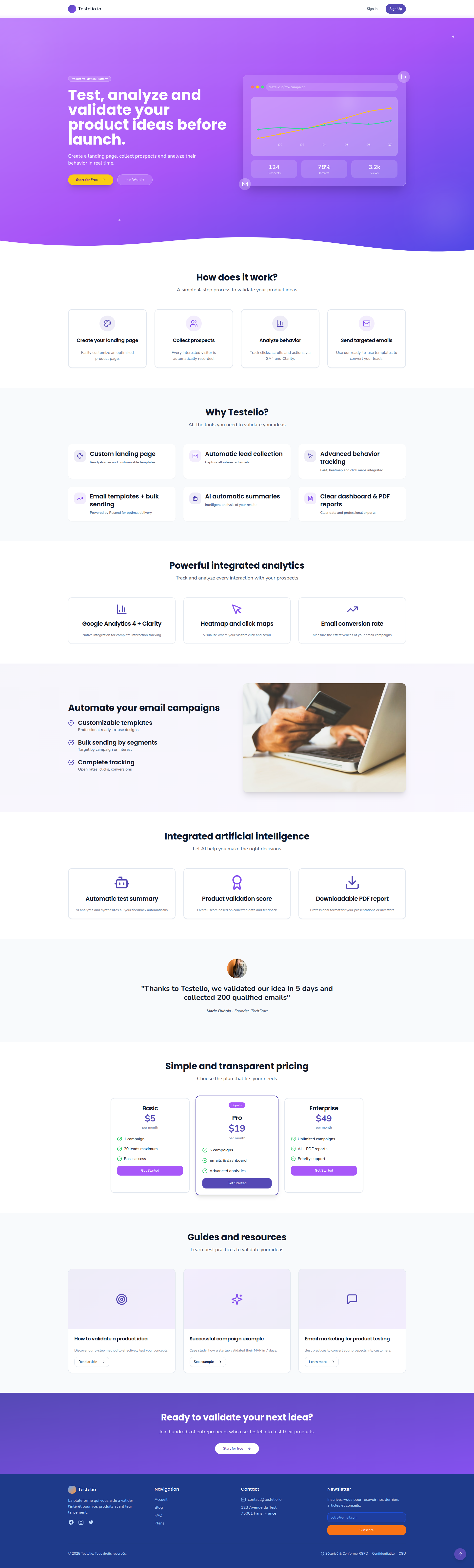 Testelio – Smarter Product Validation media 1