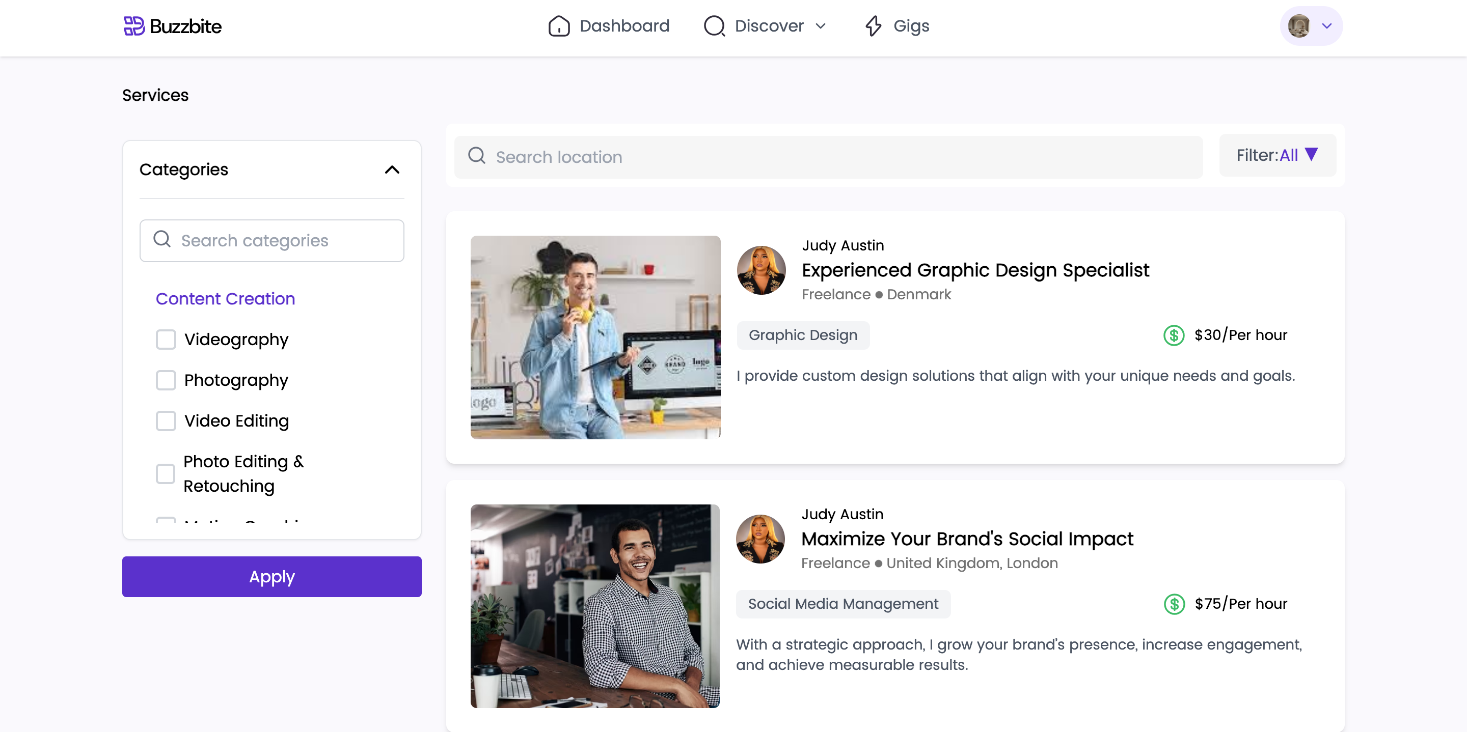 Buzzbite gallery image