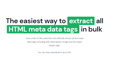 Bulk Meta Tag Extractor gallery image
