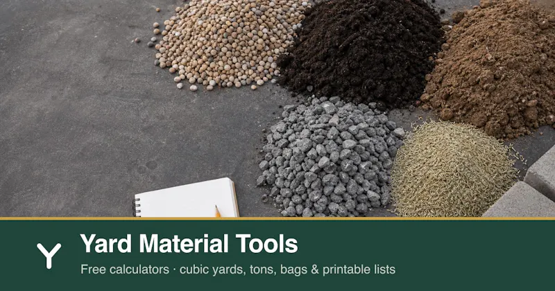 Yard Material Tools screenshot 1