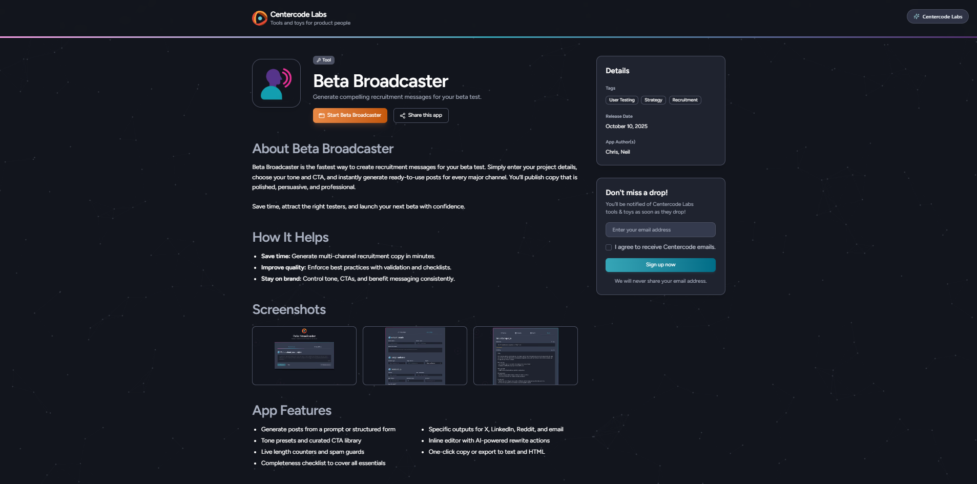 Centercode Labs gallery image