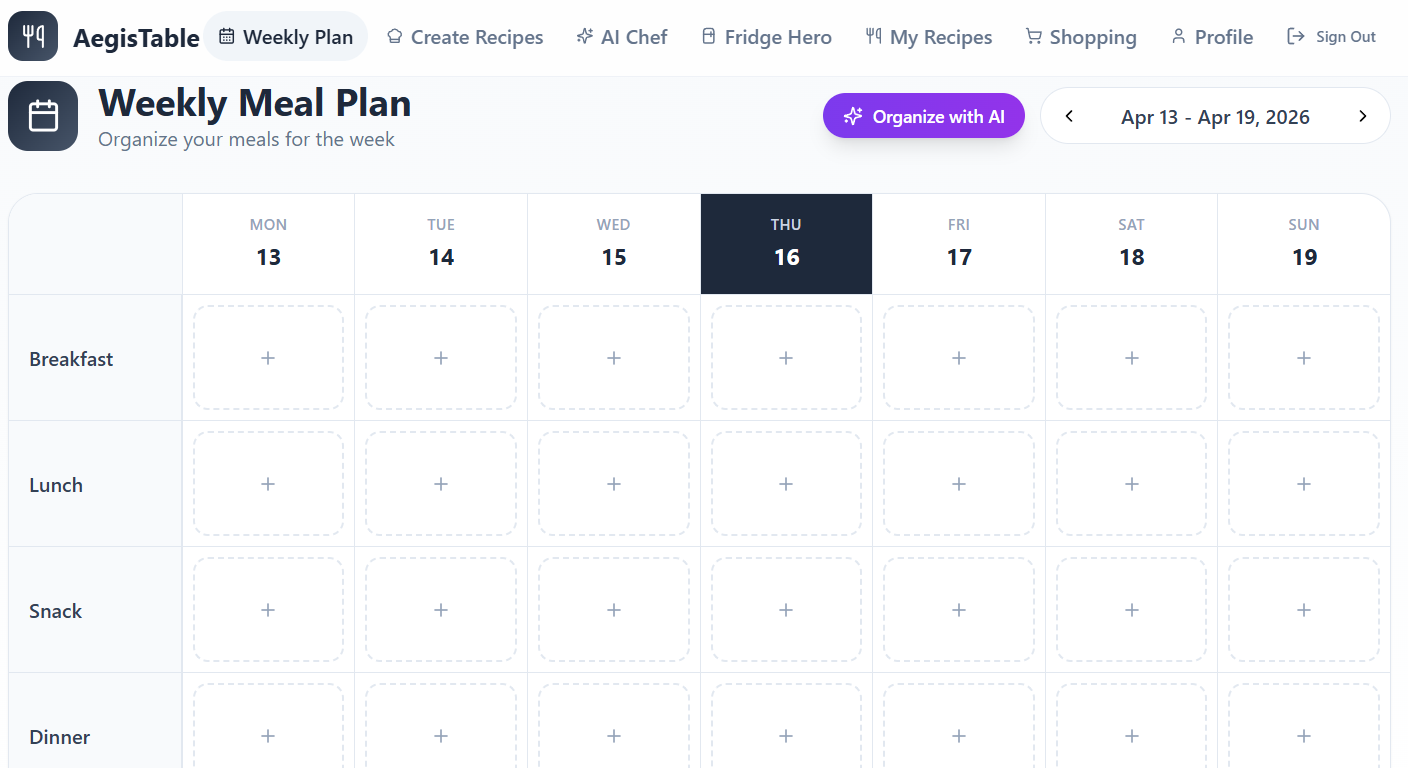 AegisTable gallery image