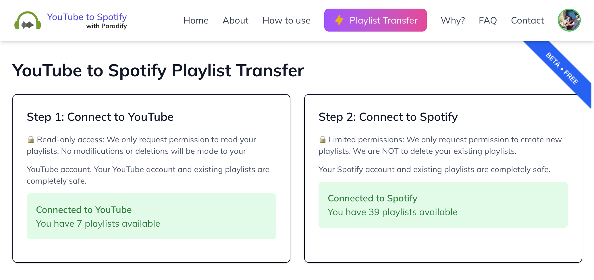 YouTube для Spotify с Paradify - YouTube для Spotify Playlist Transfer медиа 2