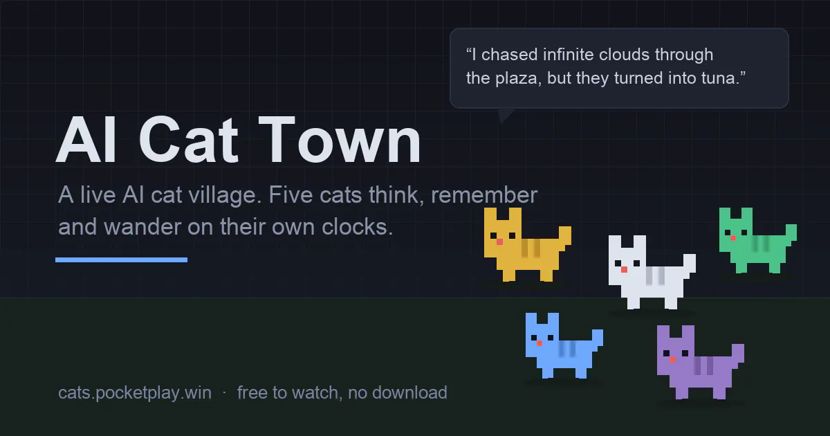 AI Cat Town gallery image