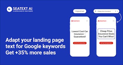 SEATEXT. AI for your website. gallery image