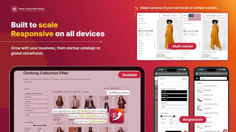 Shopify Findter Custom Filter & Search screenshot 3