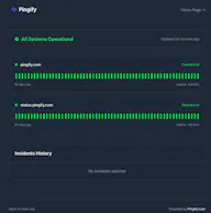 Pingify Status Pages