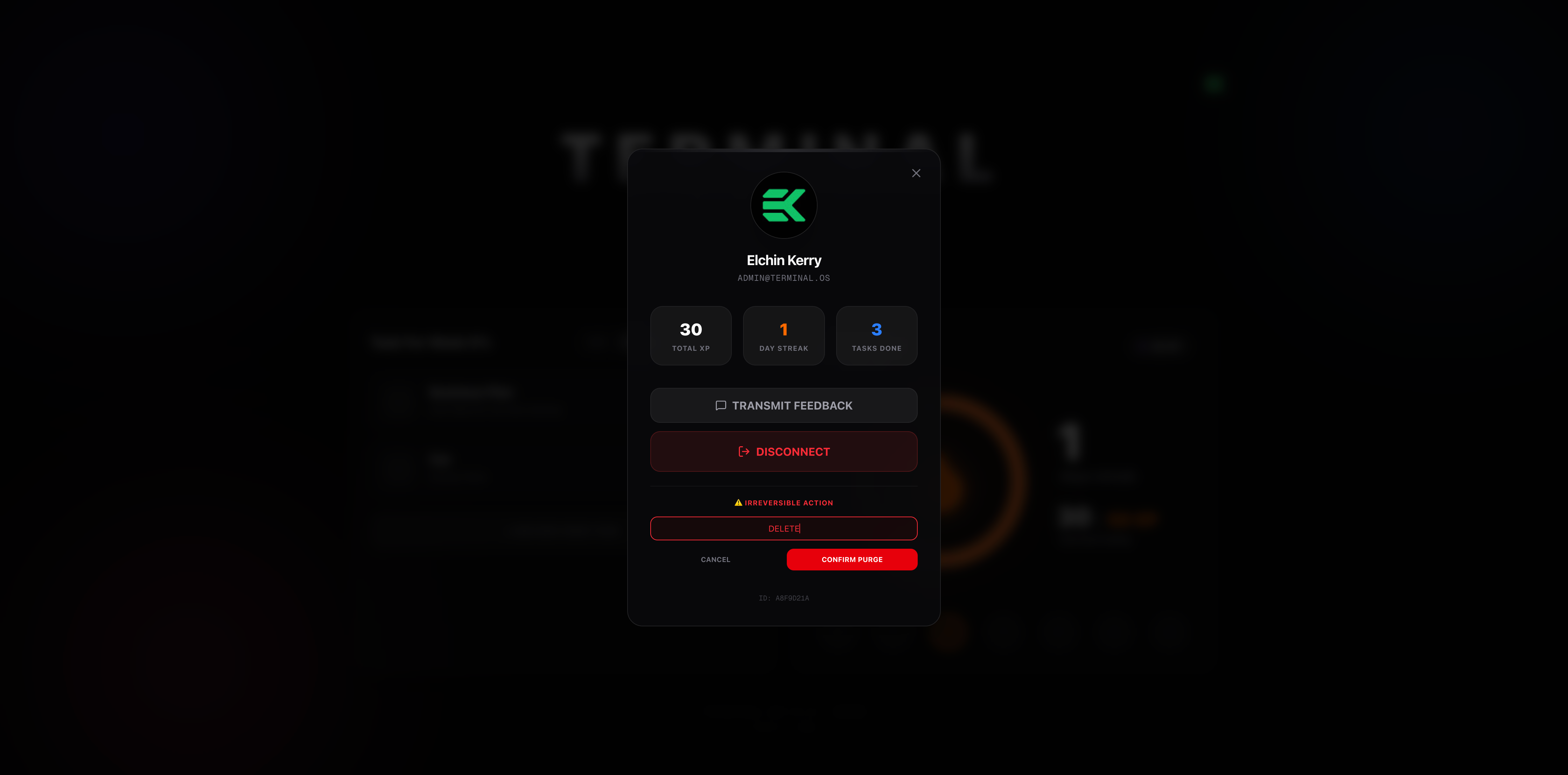 Terminal OS - Screenshot 5 showing product features and functionality
