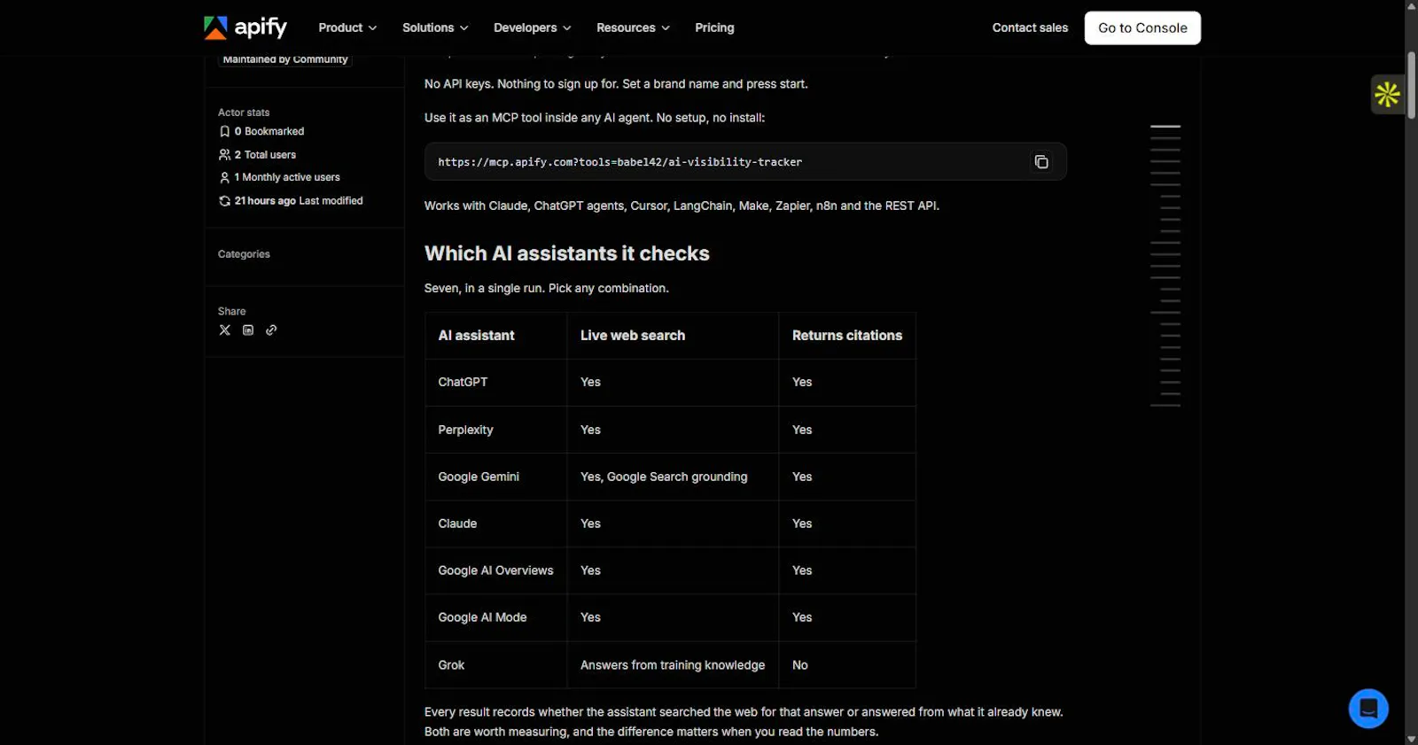 Babel42 AI Visibility Tracker screenshot 3