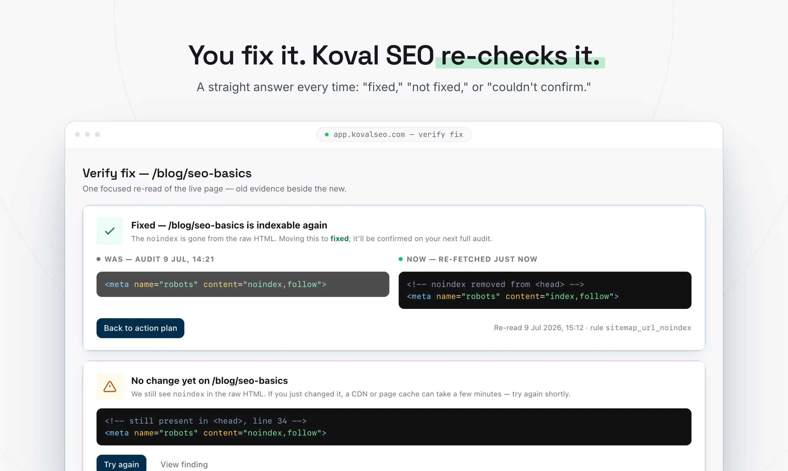 Koval SEO Console gallery image