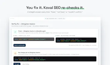 Koval SEO Console gallery image