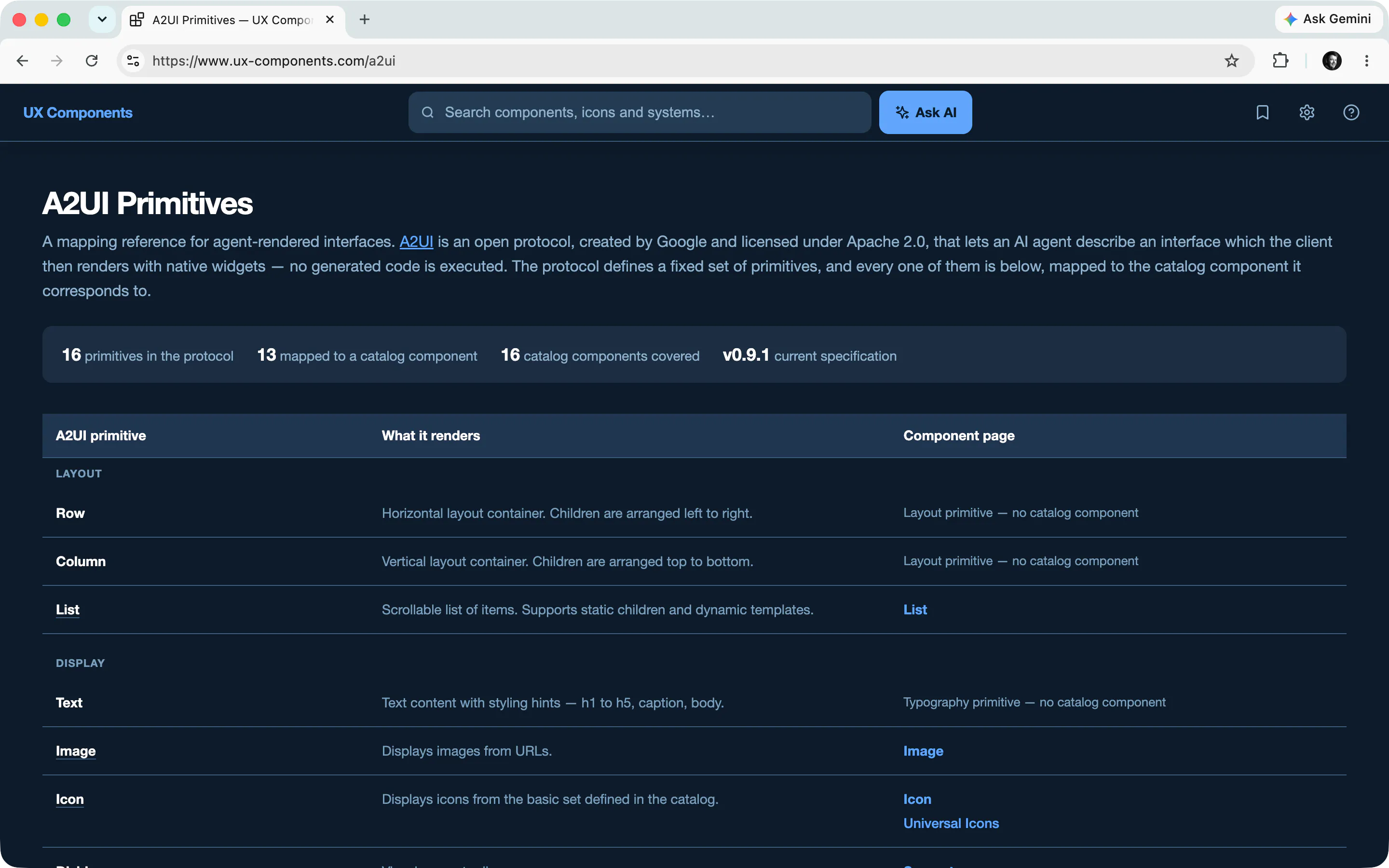 UX Components: Design System Reference gallery image