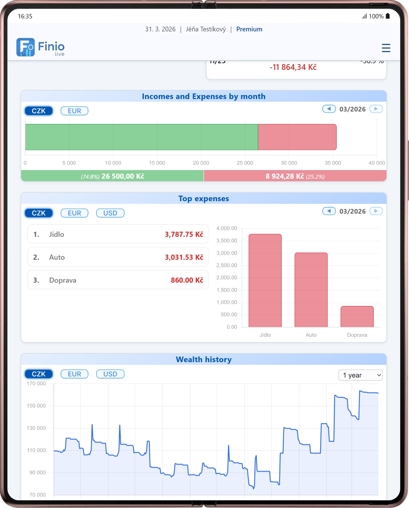 Personal finance diary gallery image