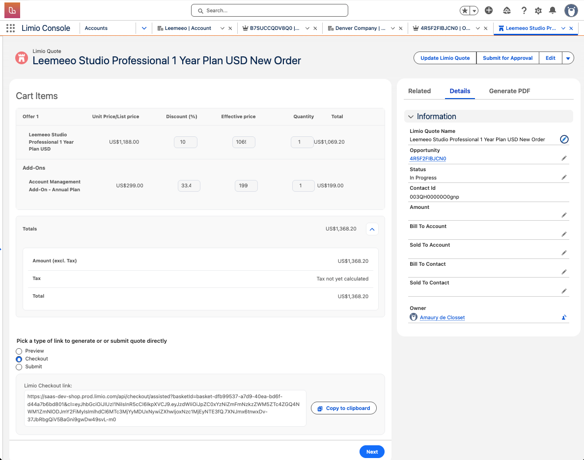 Limio for Stripe gallery image