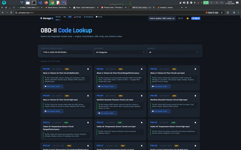 GarageIQ screenshot 2