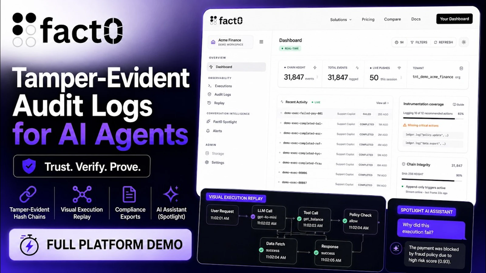 Fact0 screenshot 1 (video preview)