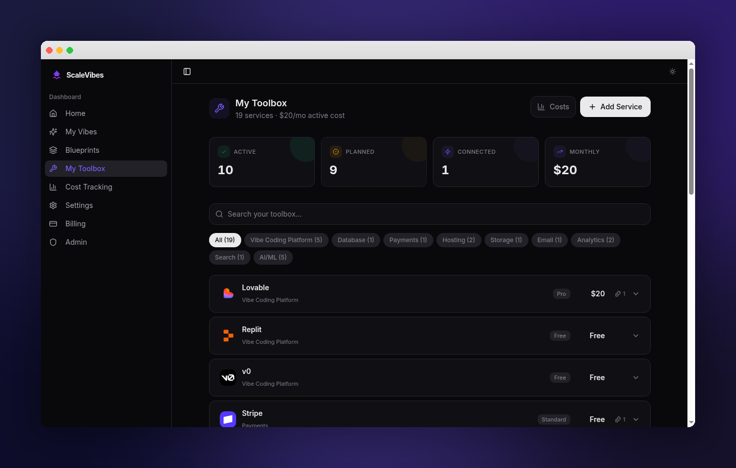 ScaleVibes — Optimize Your Vibe Stack gallery image