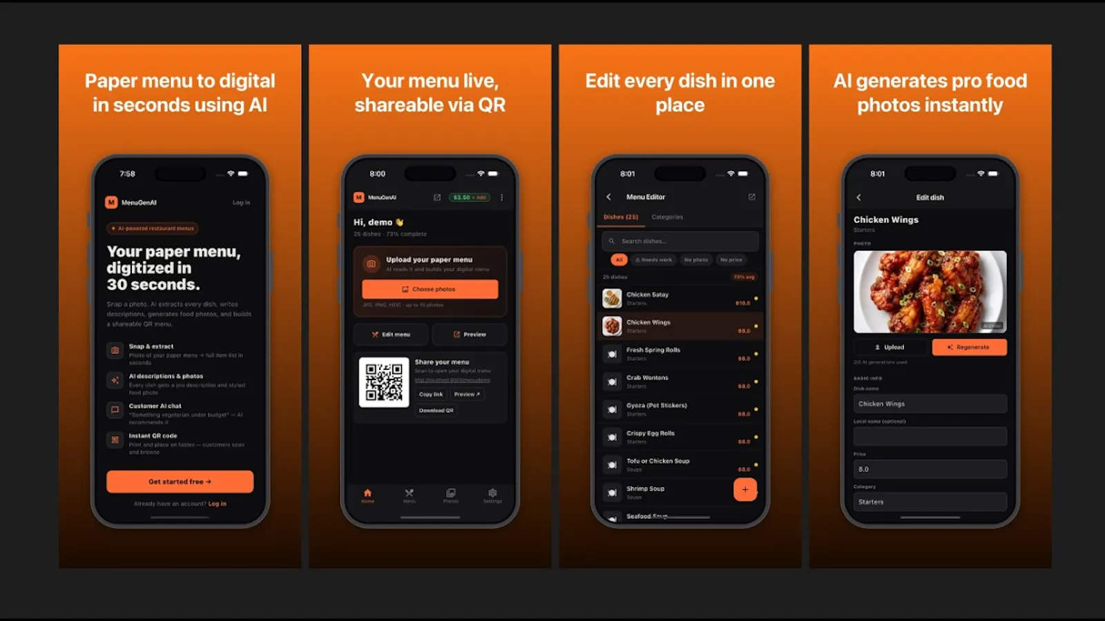 Menu Gen AI  screenshot 1 (video preview)