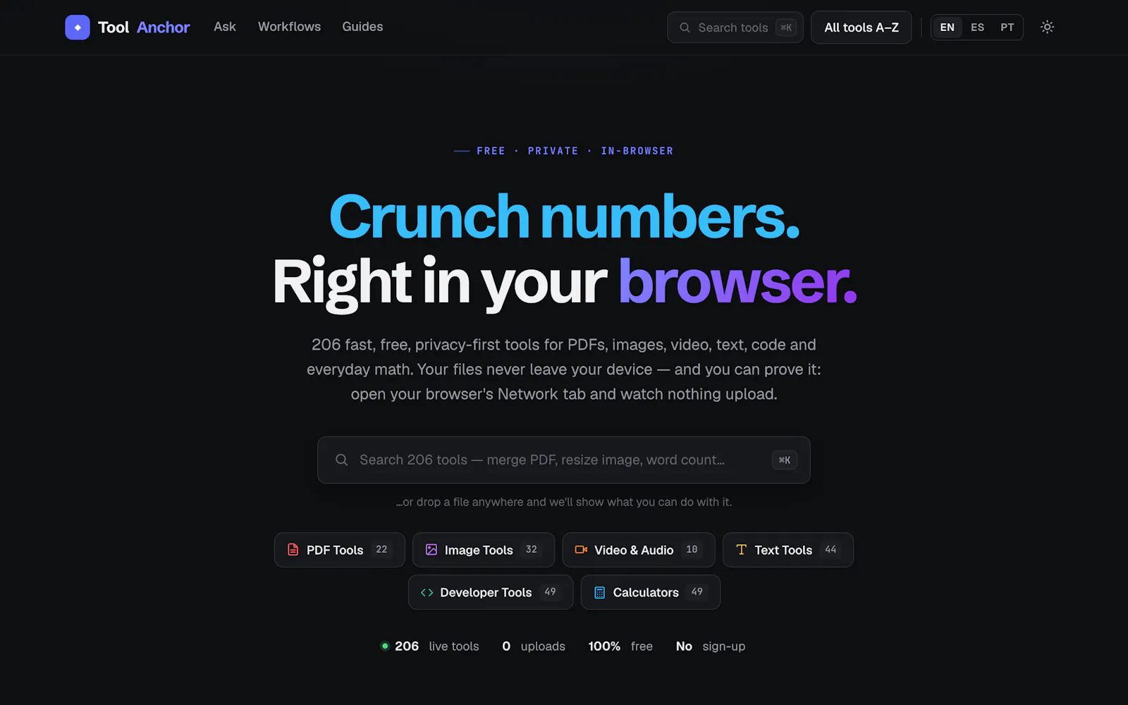 ToolAnchor screenshot 3