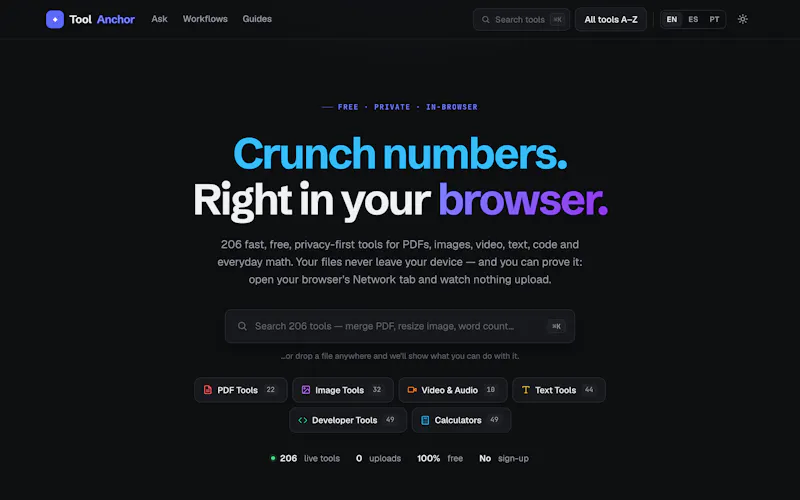 ToolAnchor screenshot 3